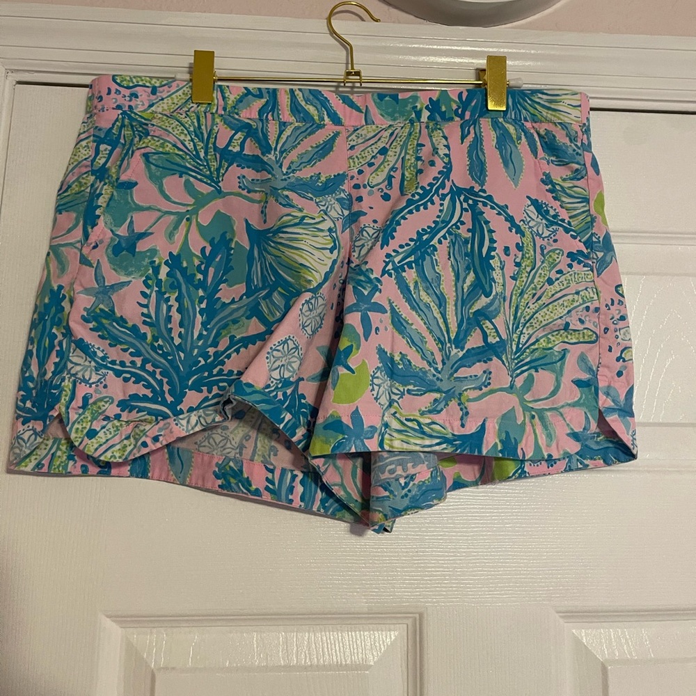Lilly Pulitzer Ocean View Shorts.